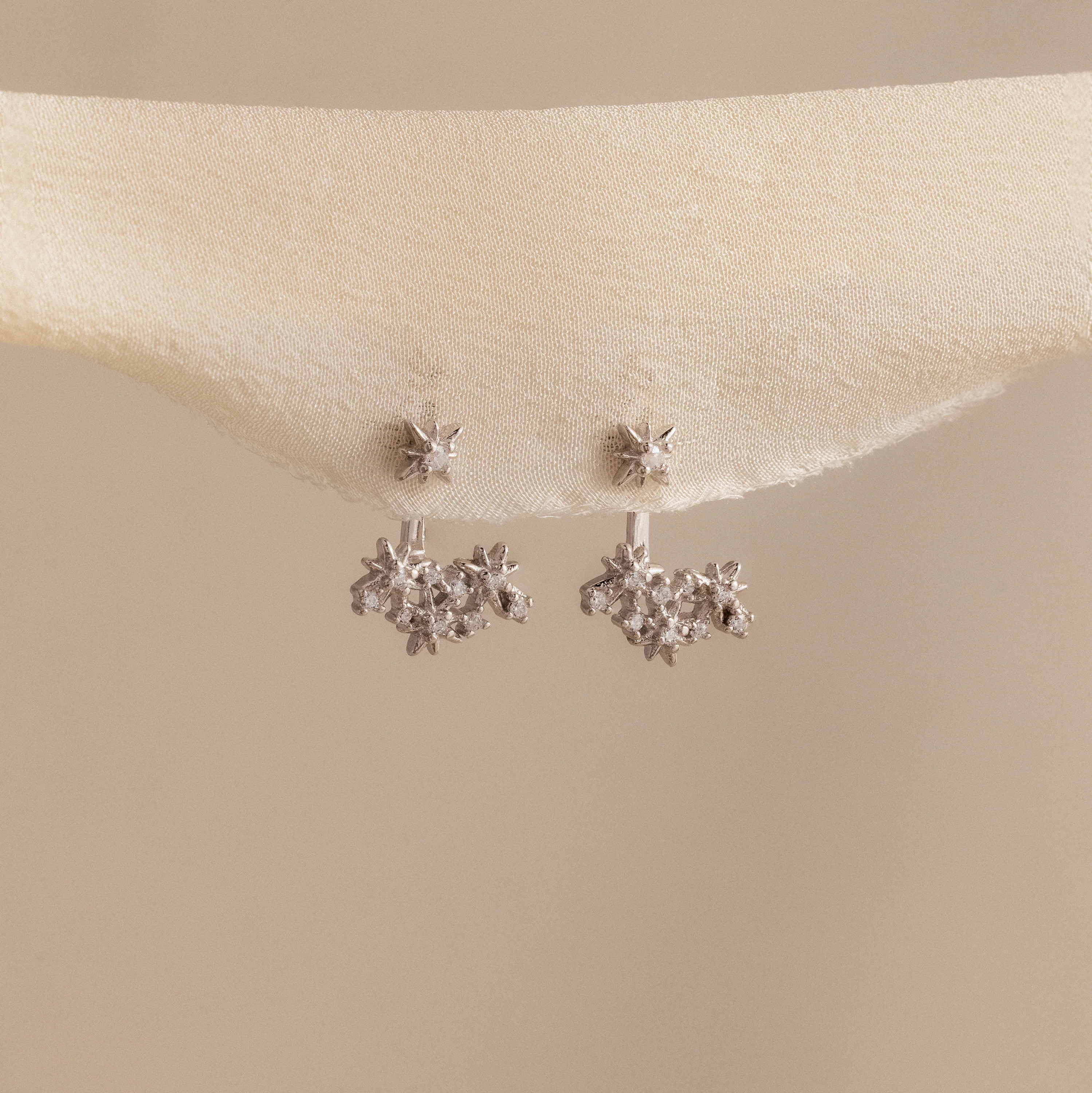 Starburst Cluster Ear Jackets - Image 2