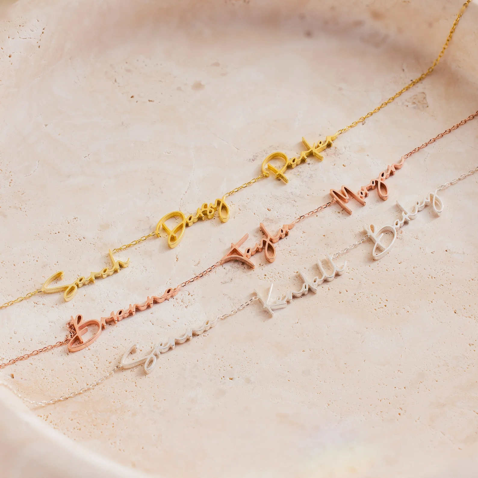 Summer Tiny Multiple Name Necklace - Image 5