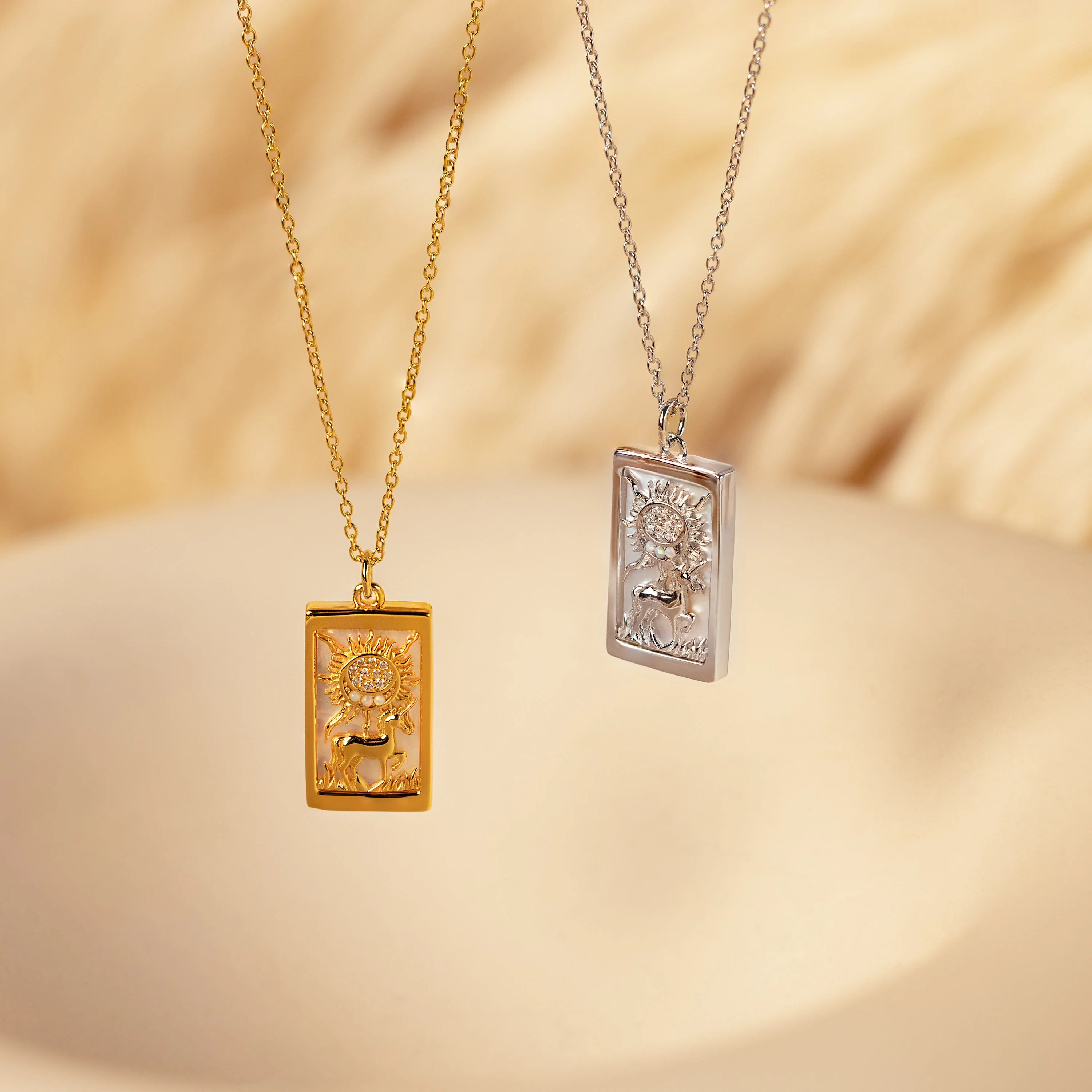 Sun & Moon Tarot Necklace - Image 3