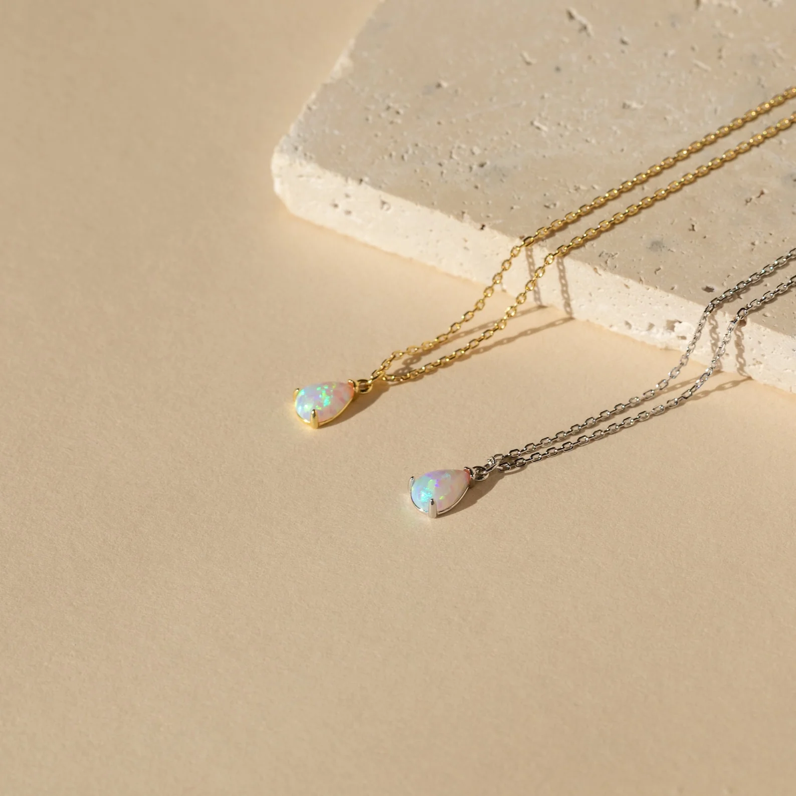 Tabitha Opal Drop Necklace - Image 6