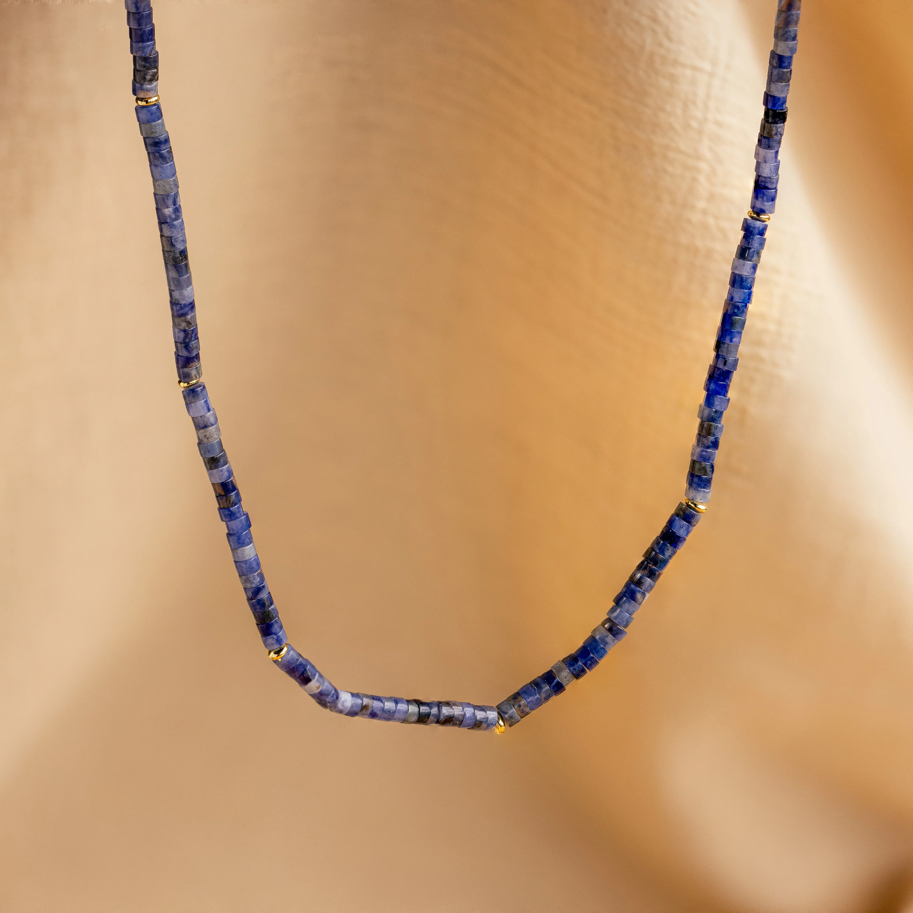 Tanzanite Beaded Necklace - Image 5