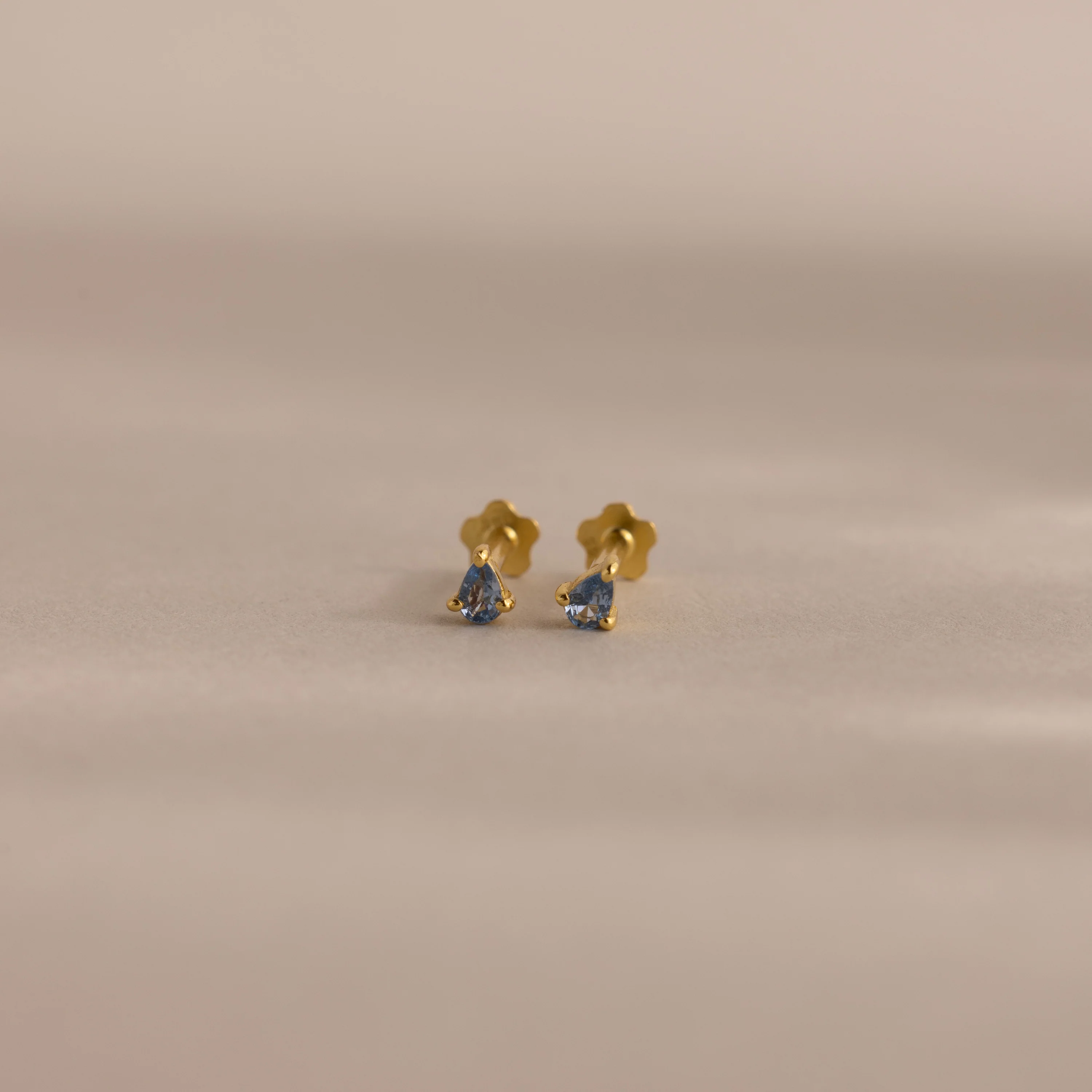Teardrop Birthstone Flatback Studs - Image 3