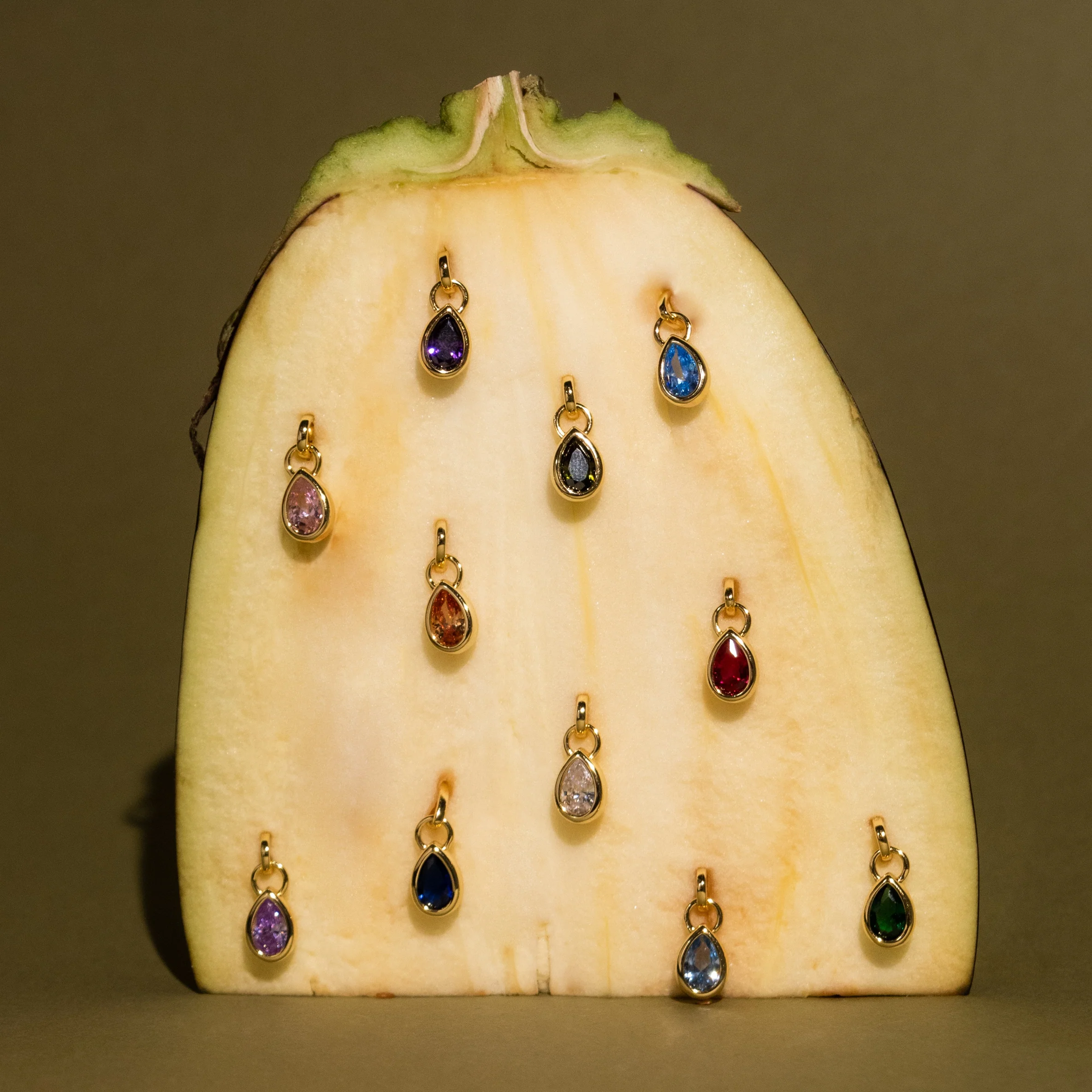 Teardrop Amethyst Charm - Image 7