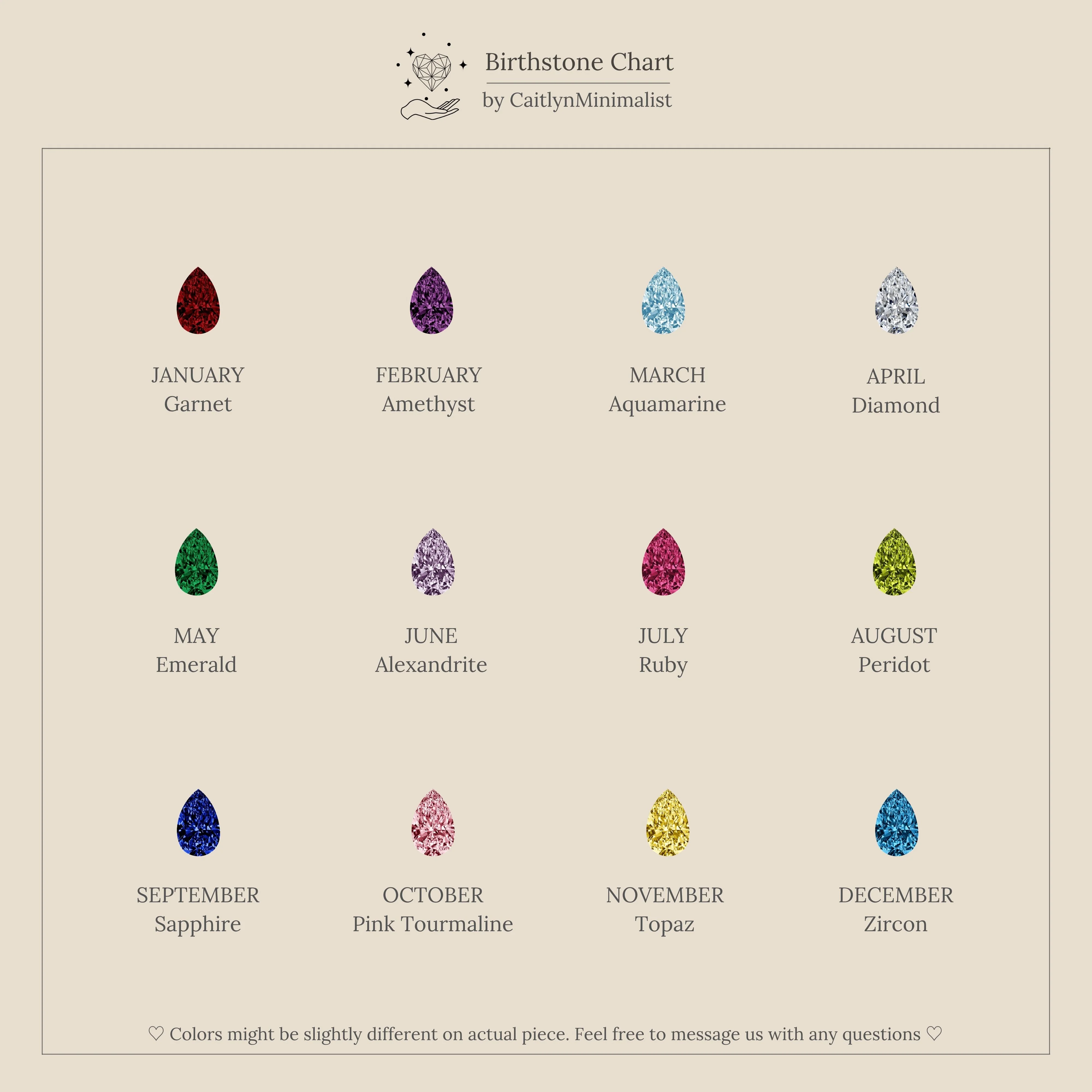 Teardrop Amethyst Charm - Image 8