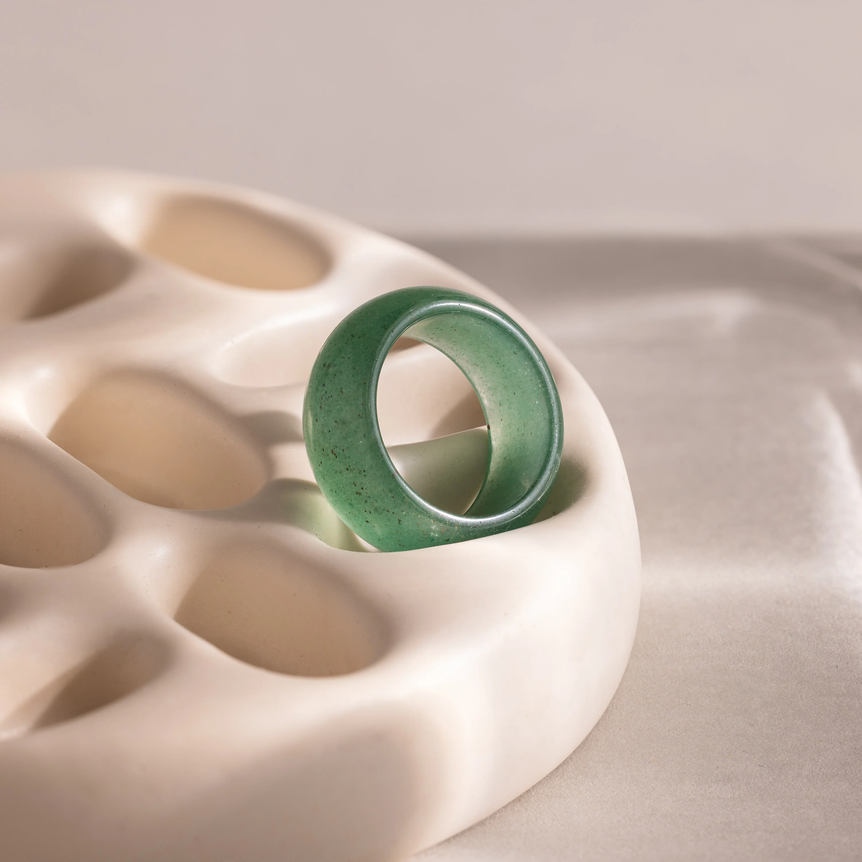 Thick Jade Ring - Image 7