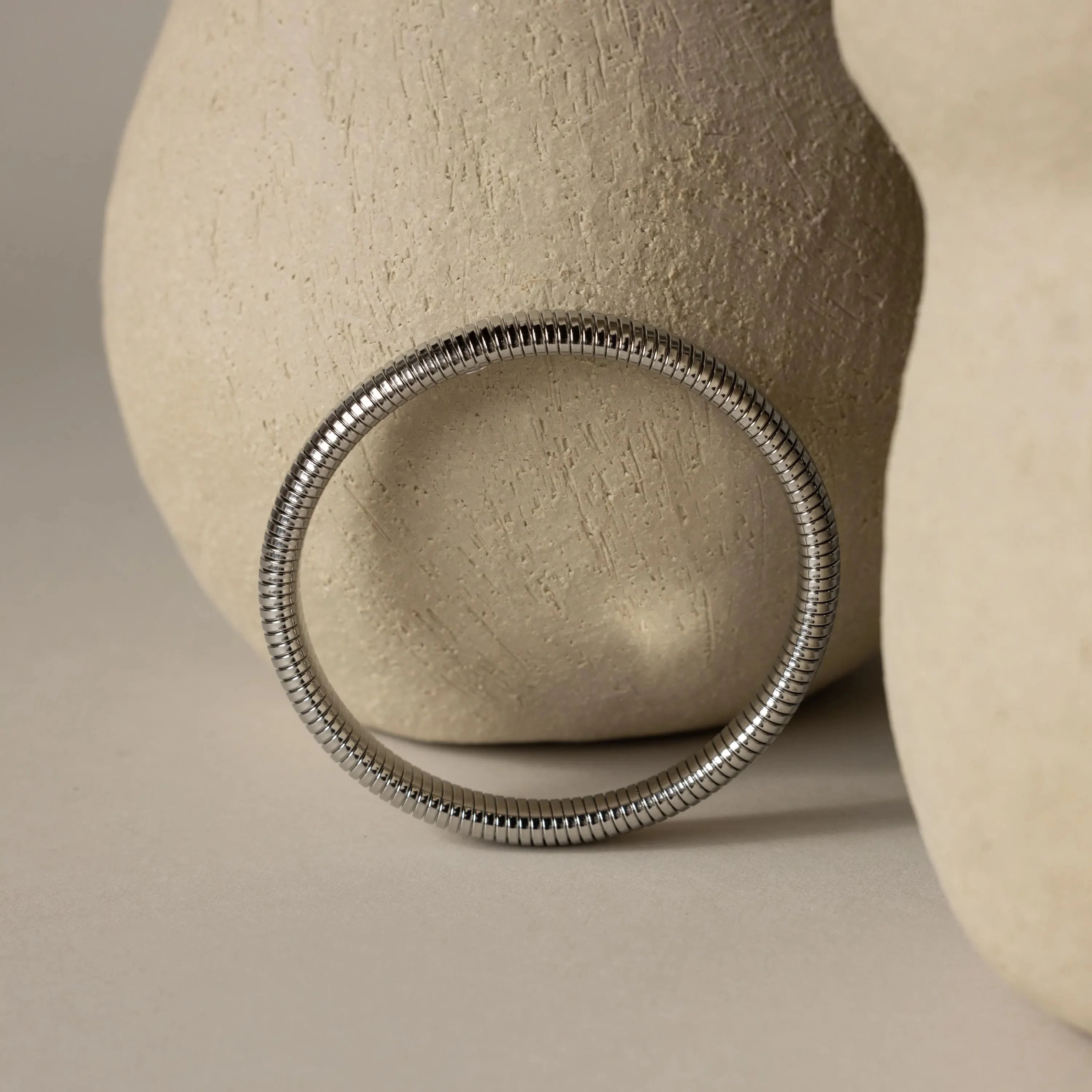 Thick Snake Chain Bangle - Image 3