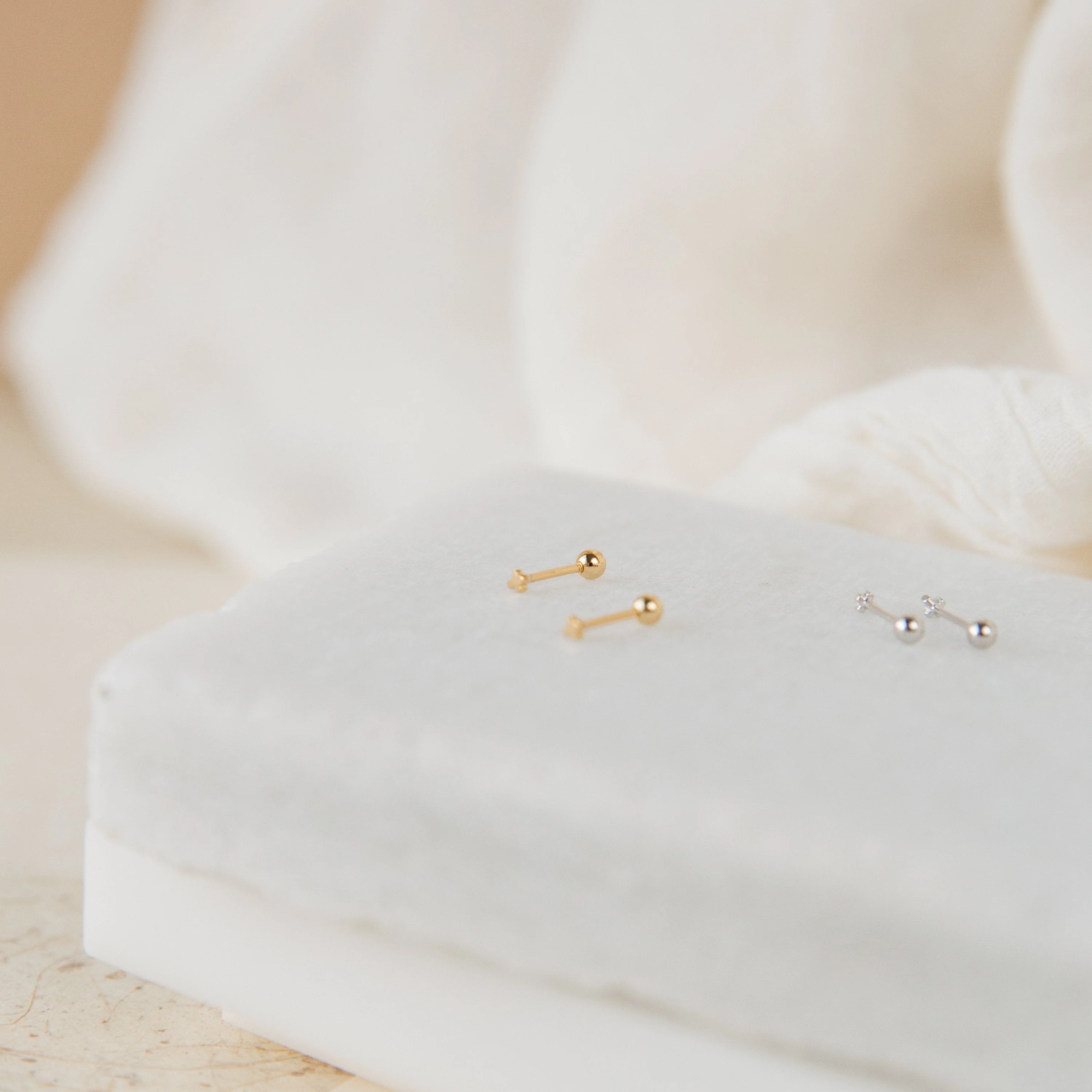 Tiny Cross Studs - Image 5