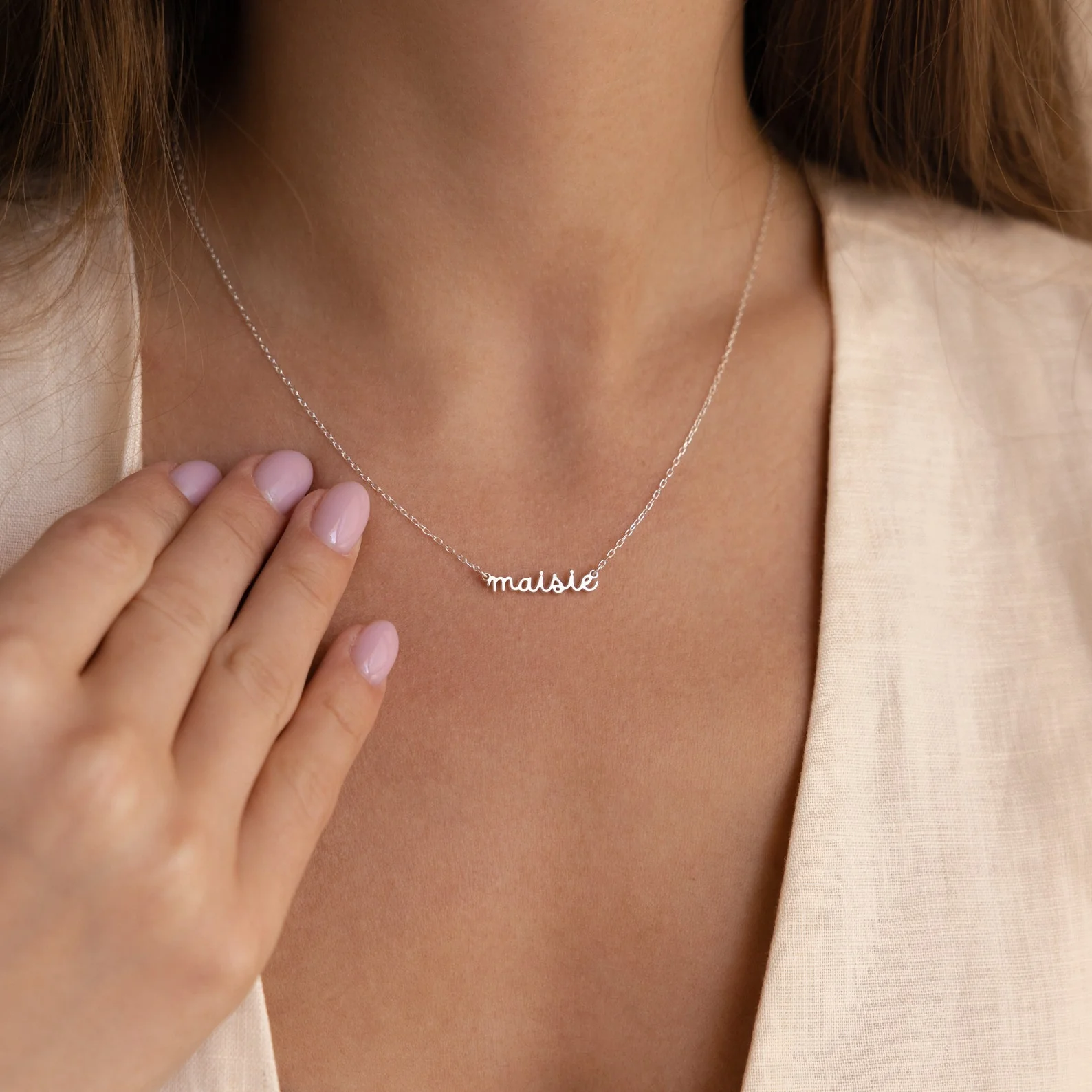 Tiny Dream Name Necklace - Image 6
