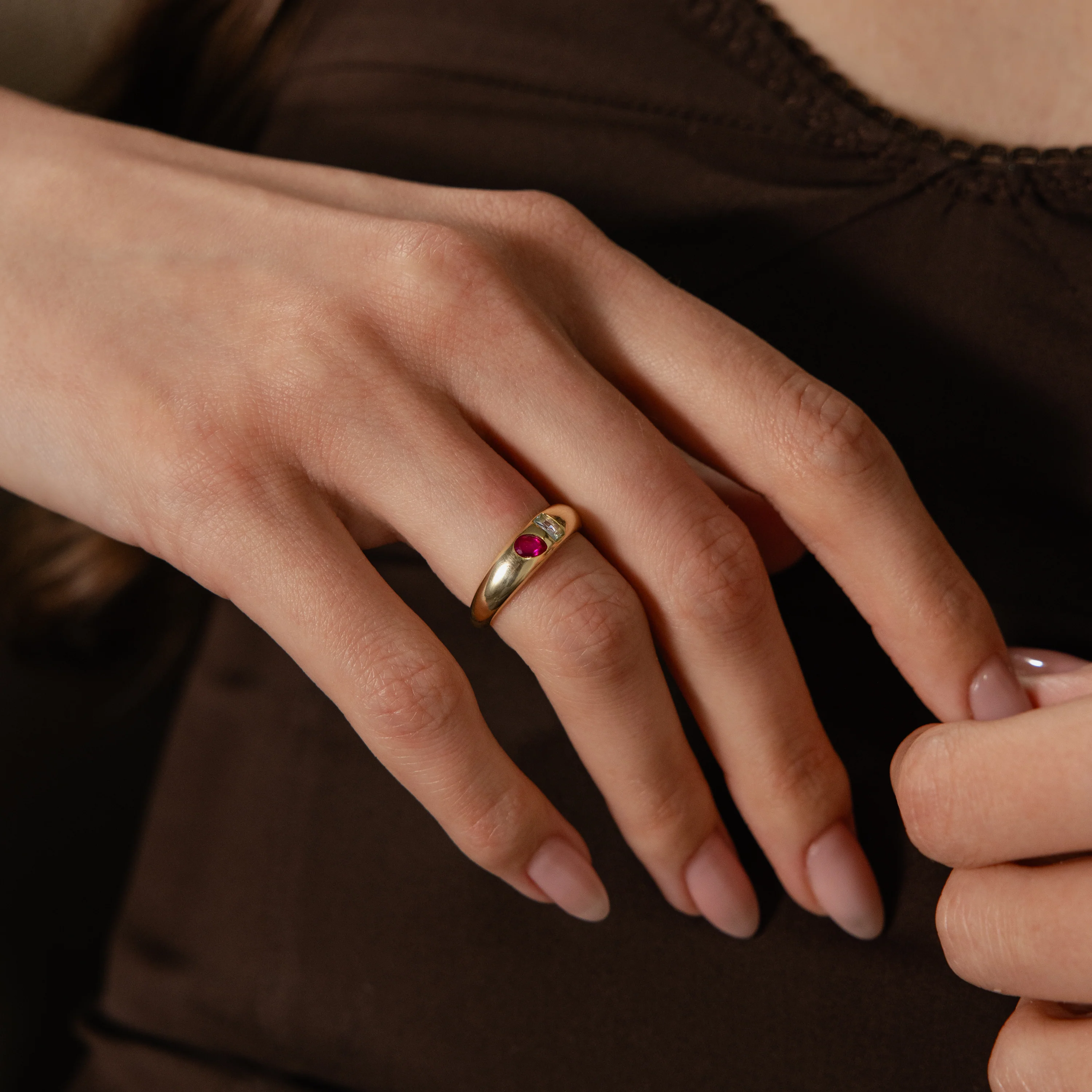 Toi et Moi Dome Ring - Image 3