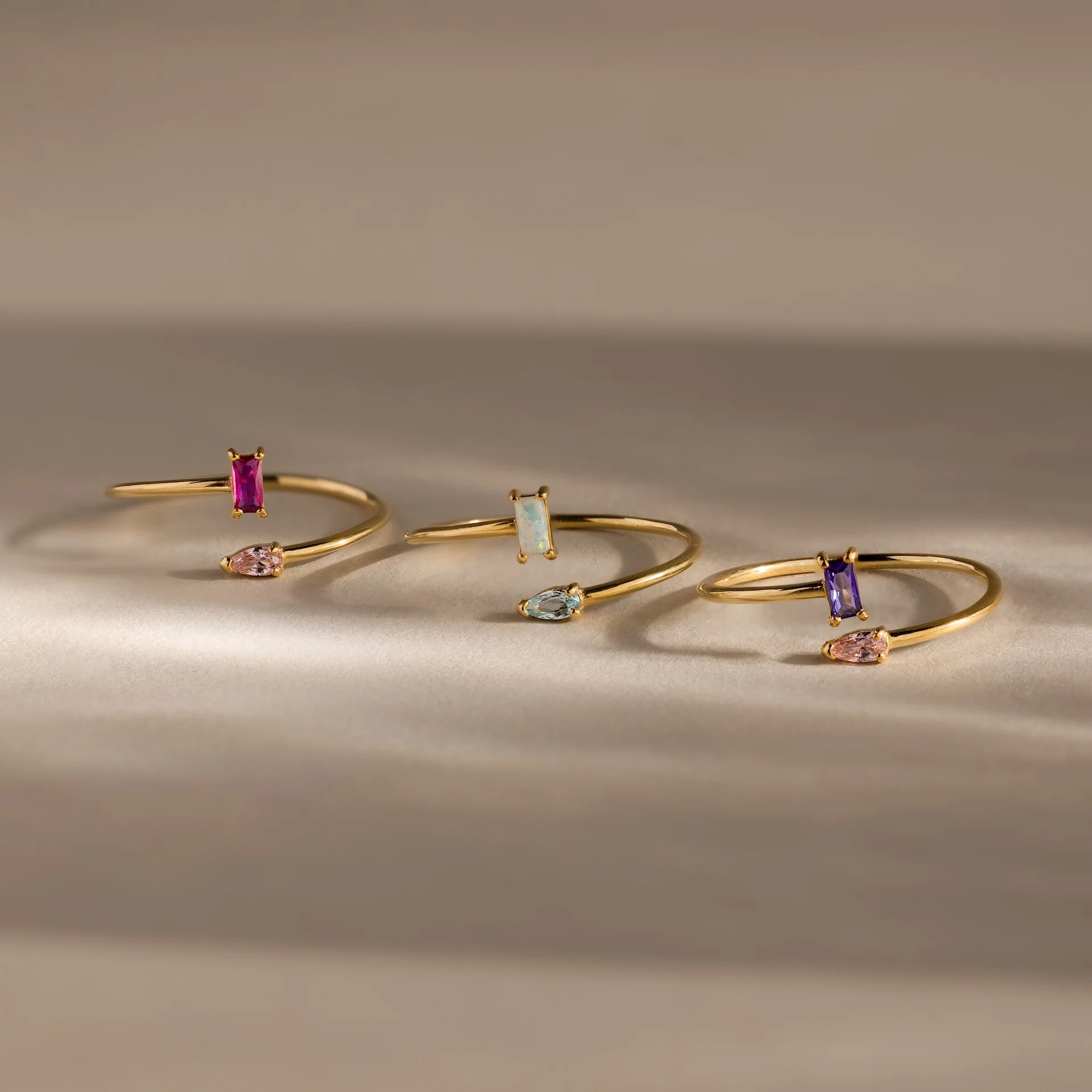 Toi et Moi Wrap Ring in 18K Gold - Image 5