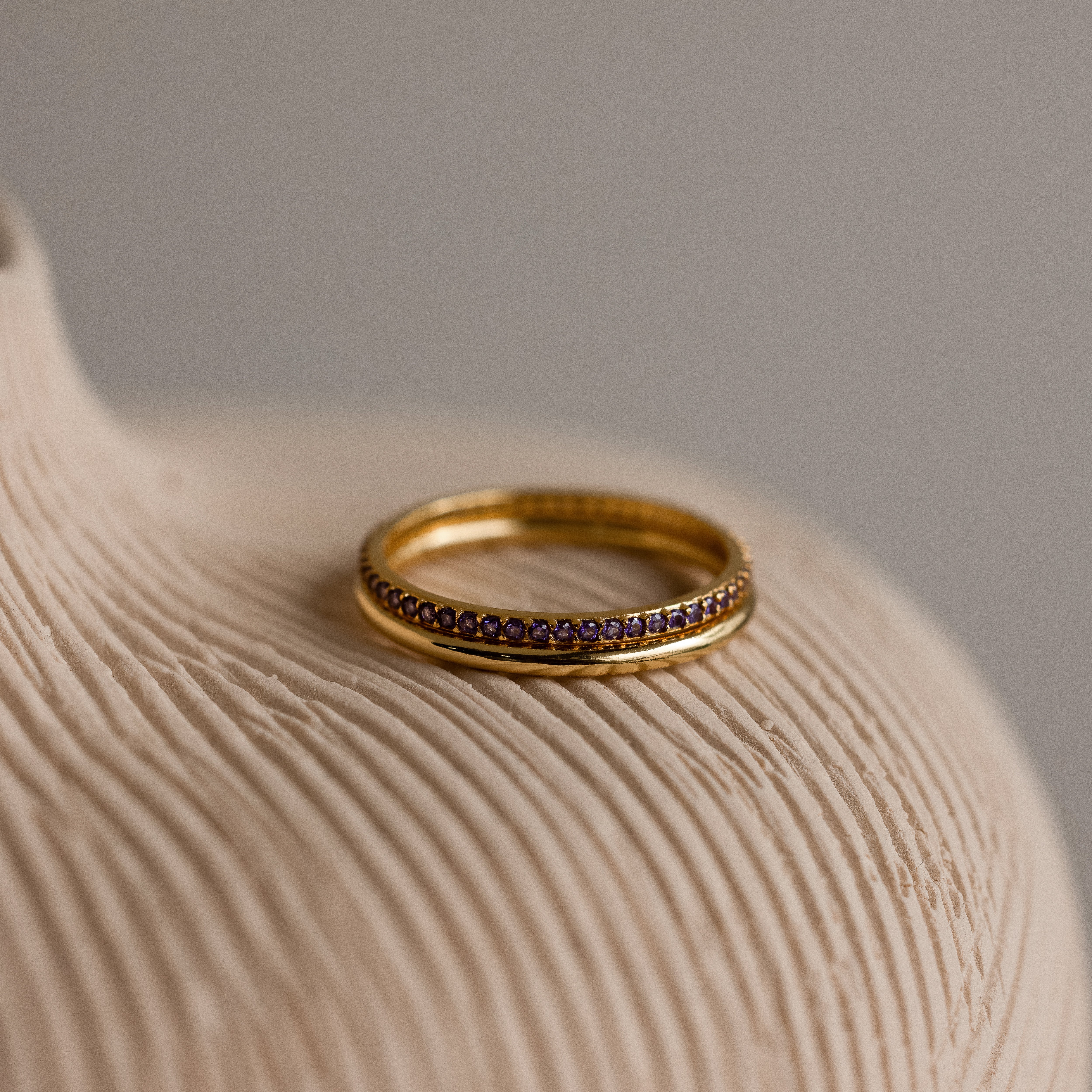 Ruby Tennis Ring Set - Image 3