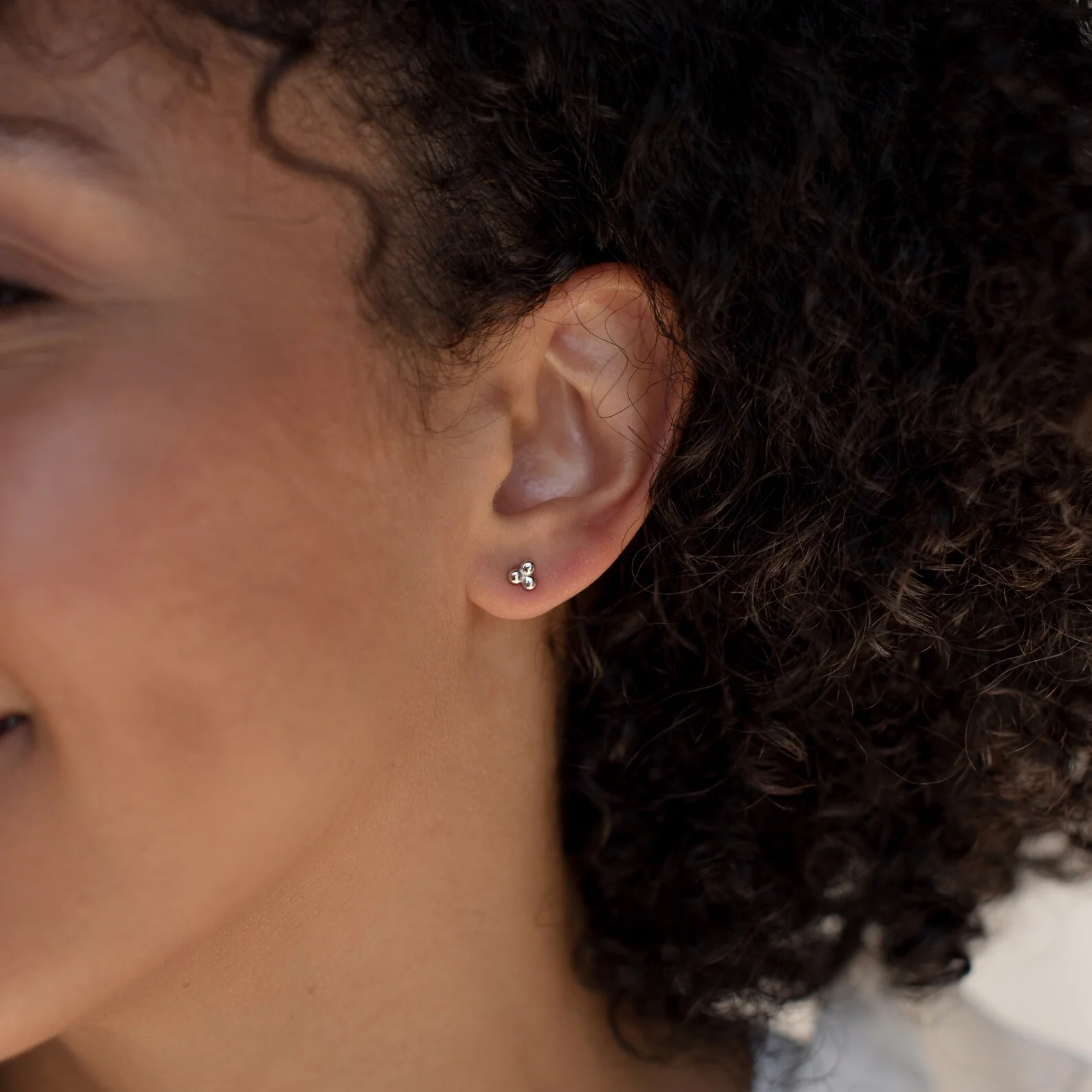 Trio Sphere Studs - Image 4