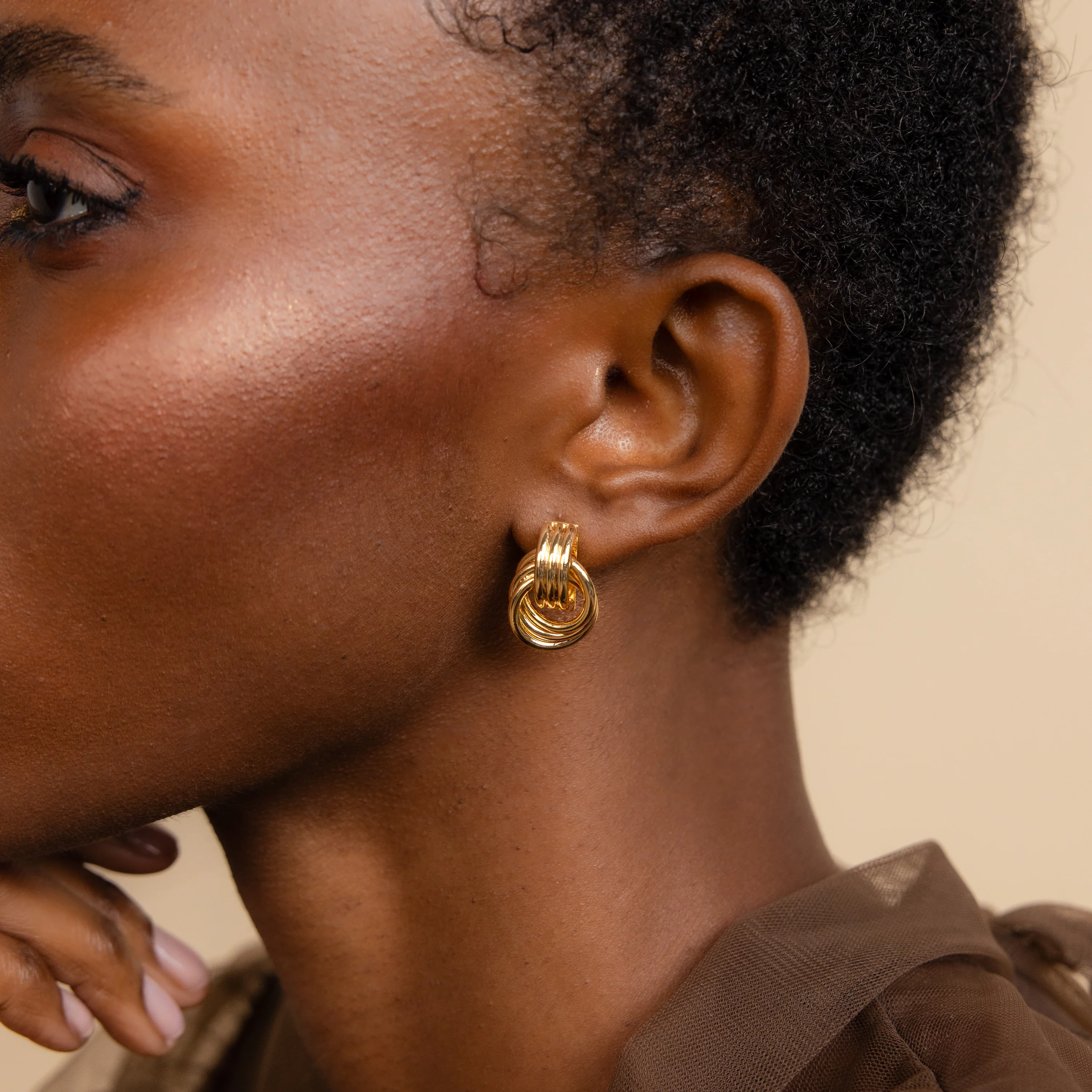 Triple Knot Earrings - Image 4