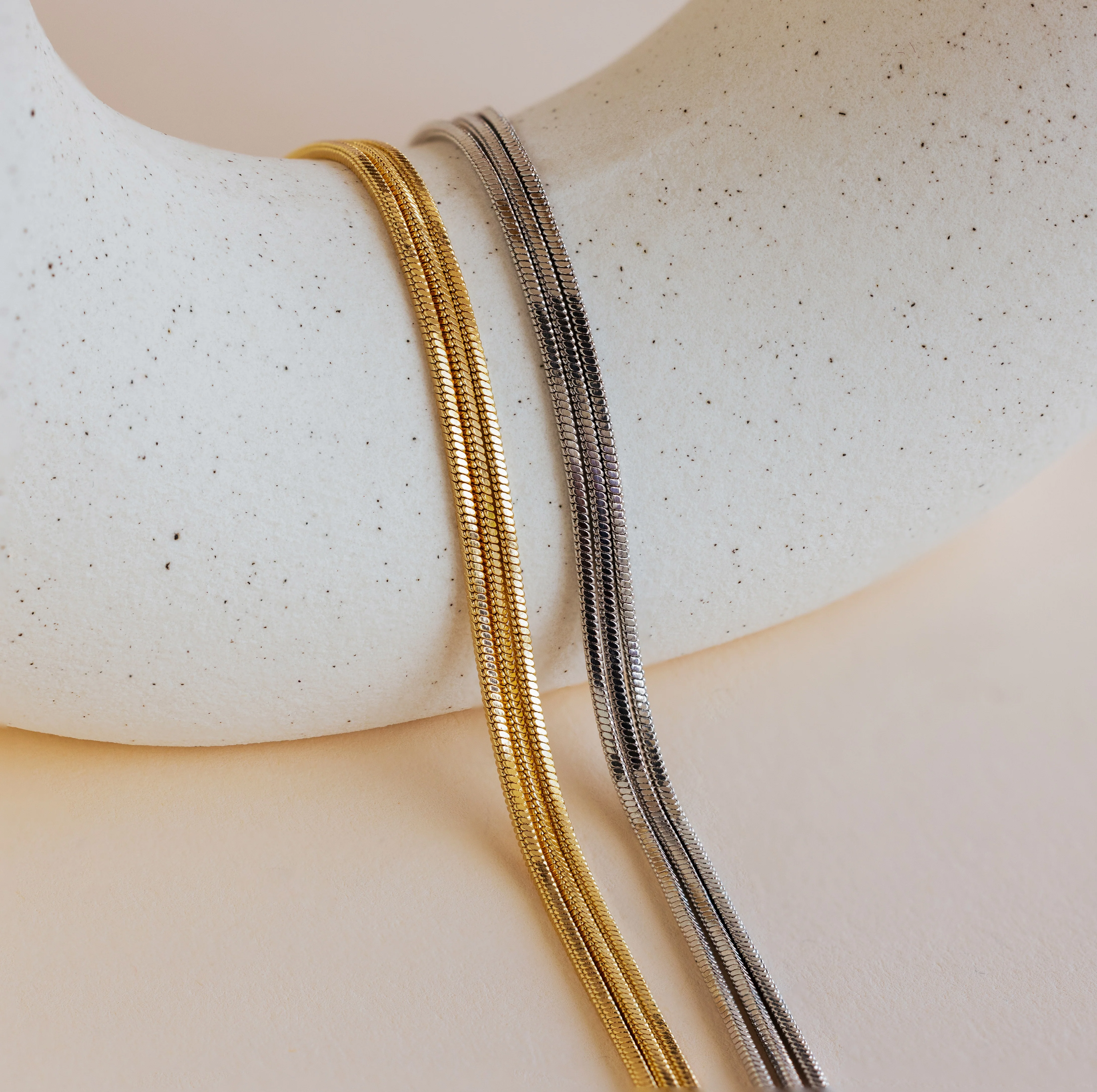Triple Snake Chain Bracelet - Image 8
