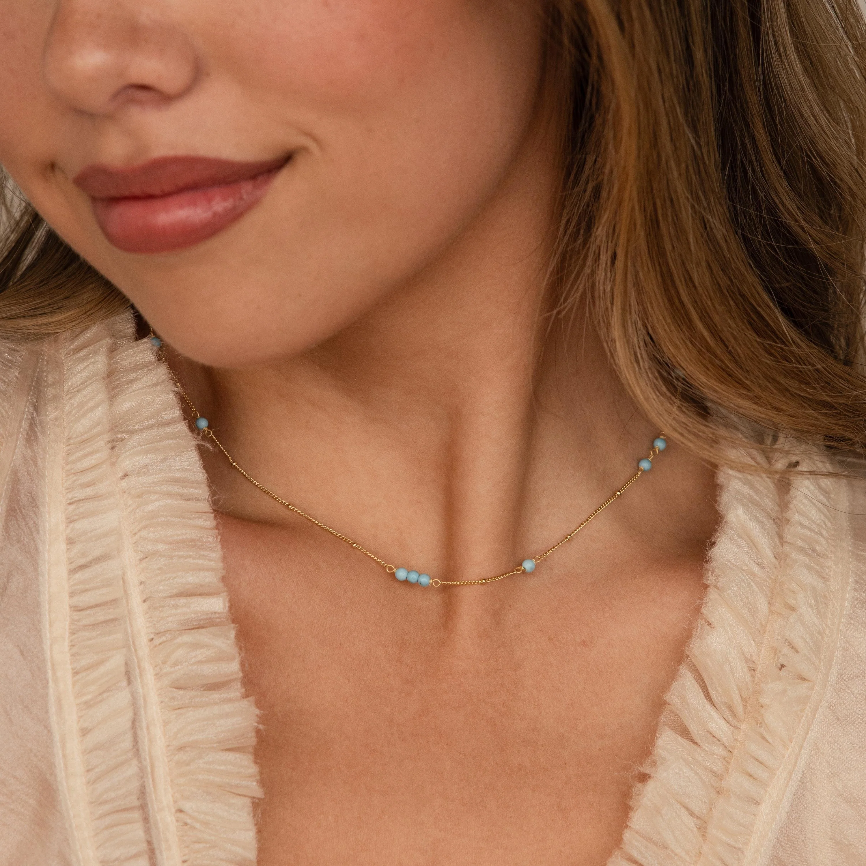 Turquoise Satellite Necklace - Image 2