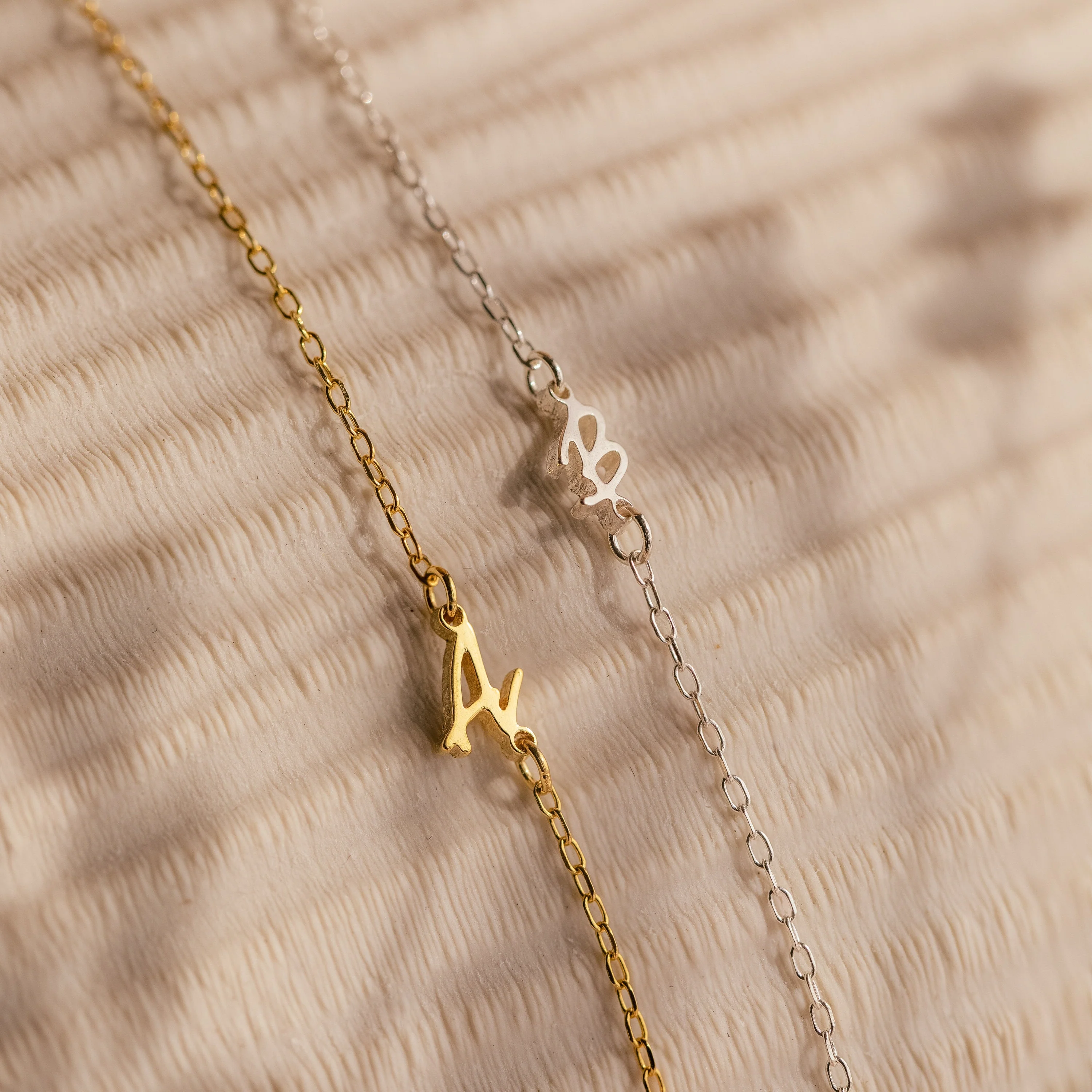 Venice Sideways Initial Necklace - Image 4