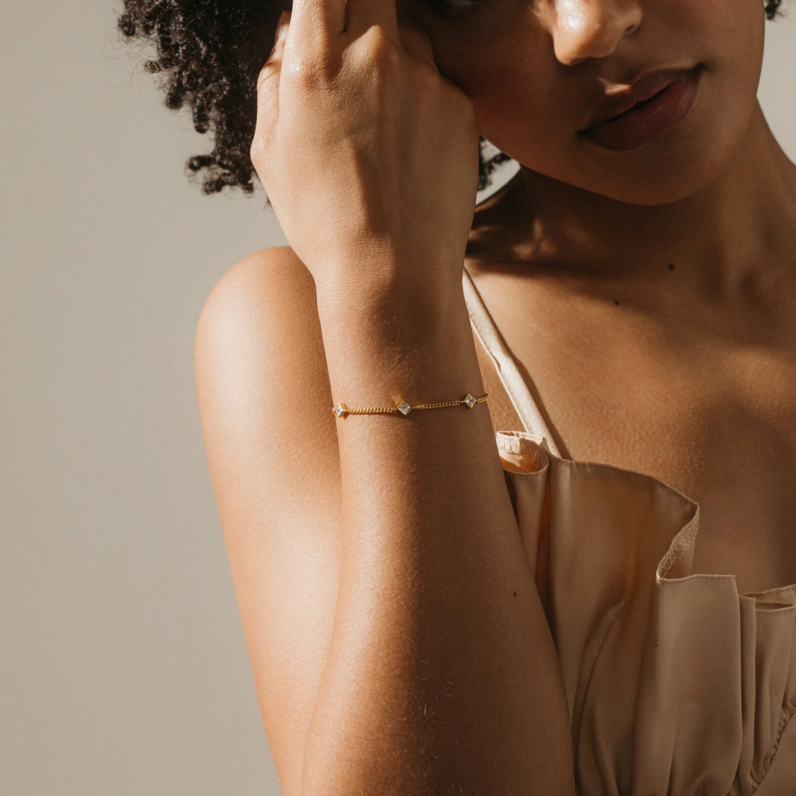Venus Diamond Station Bracelet - Image 6