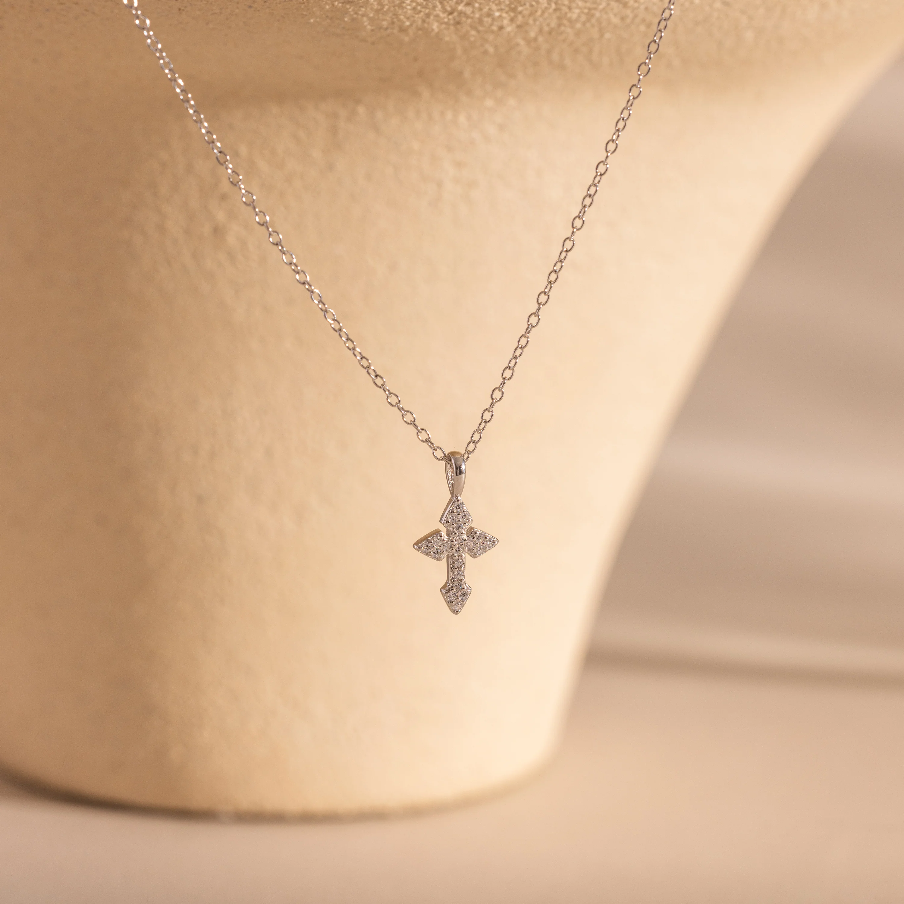 Vintage Cross Necklace - Image 2