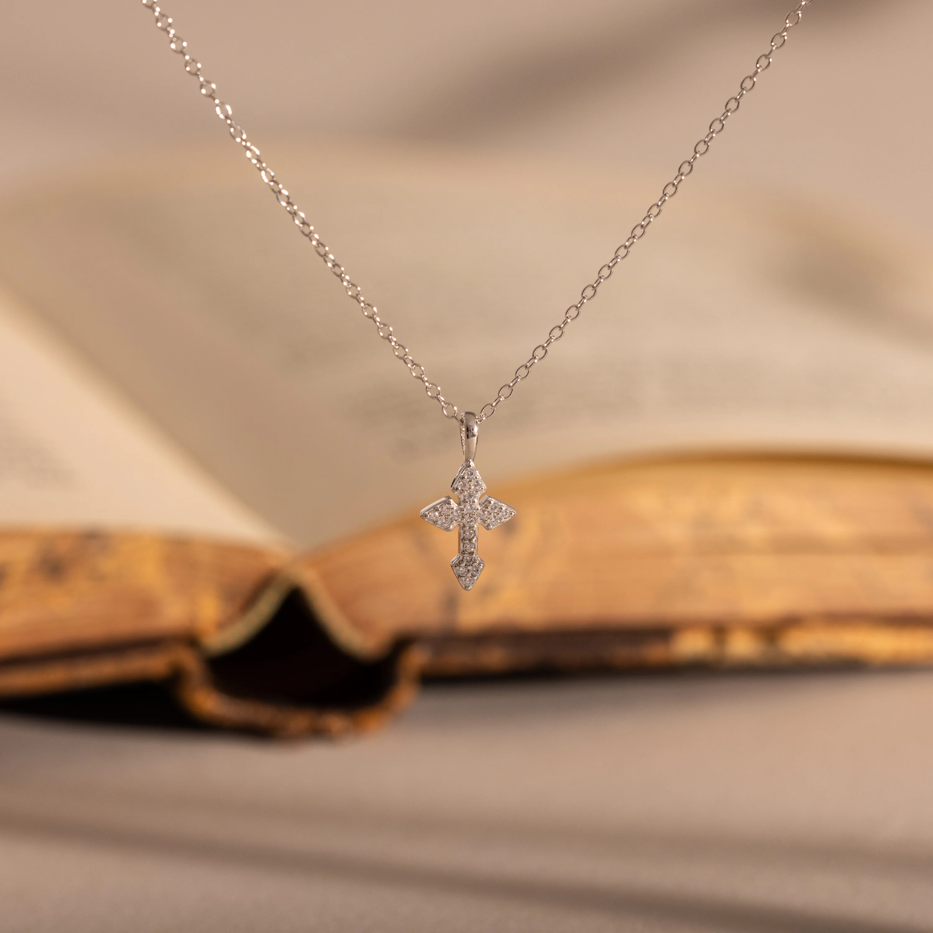 Vintage Cross Necklace - Image 4
