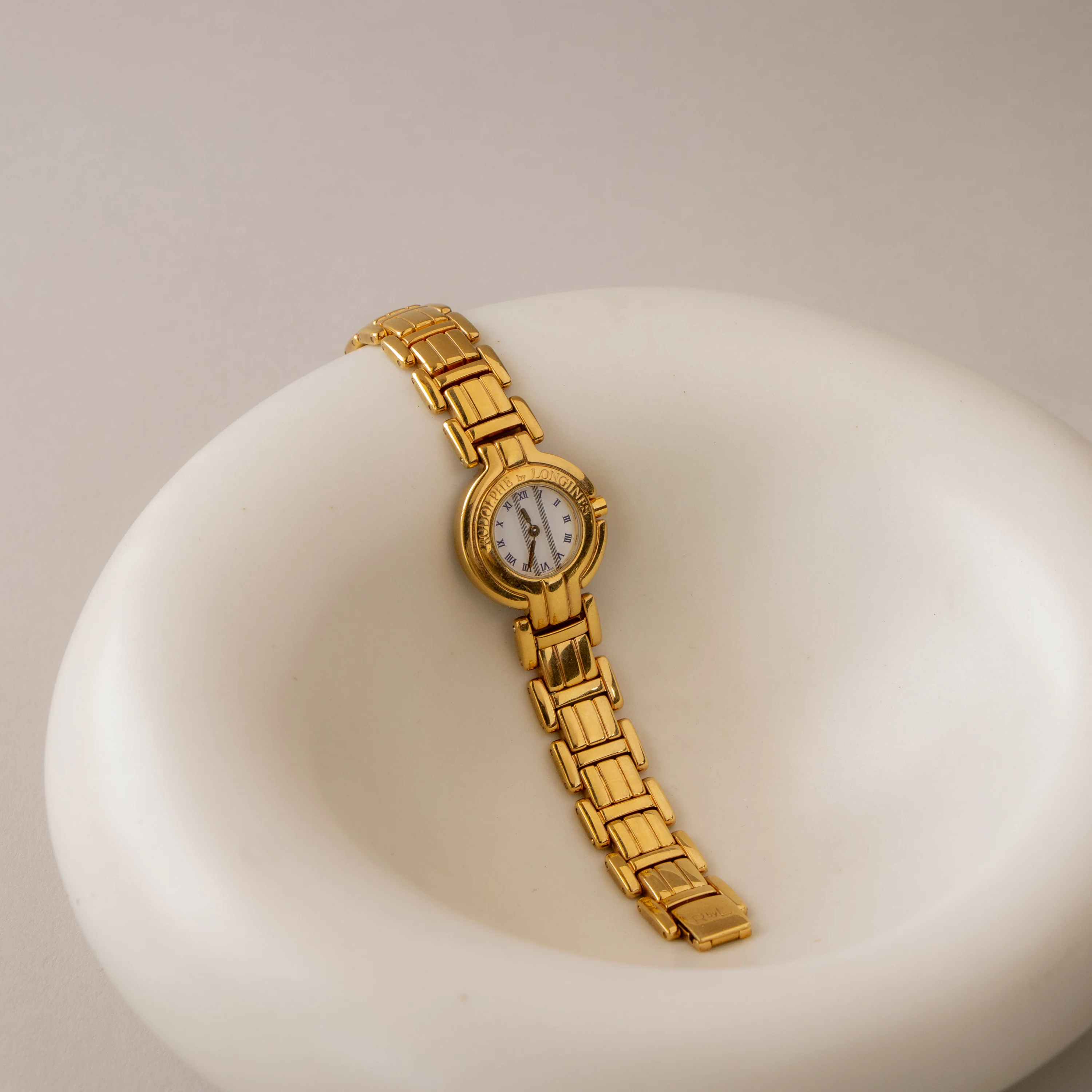Vintage Longines Swiss Roman Gold Watch - Image 2