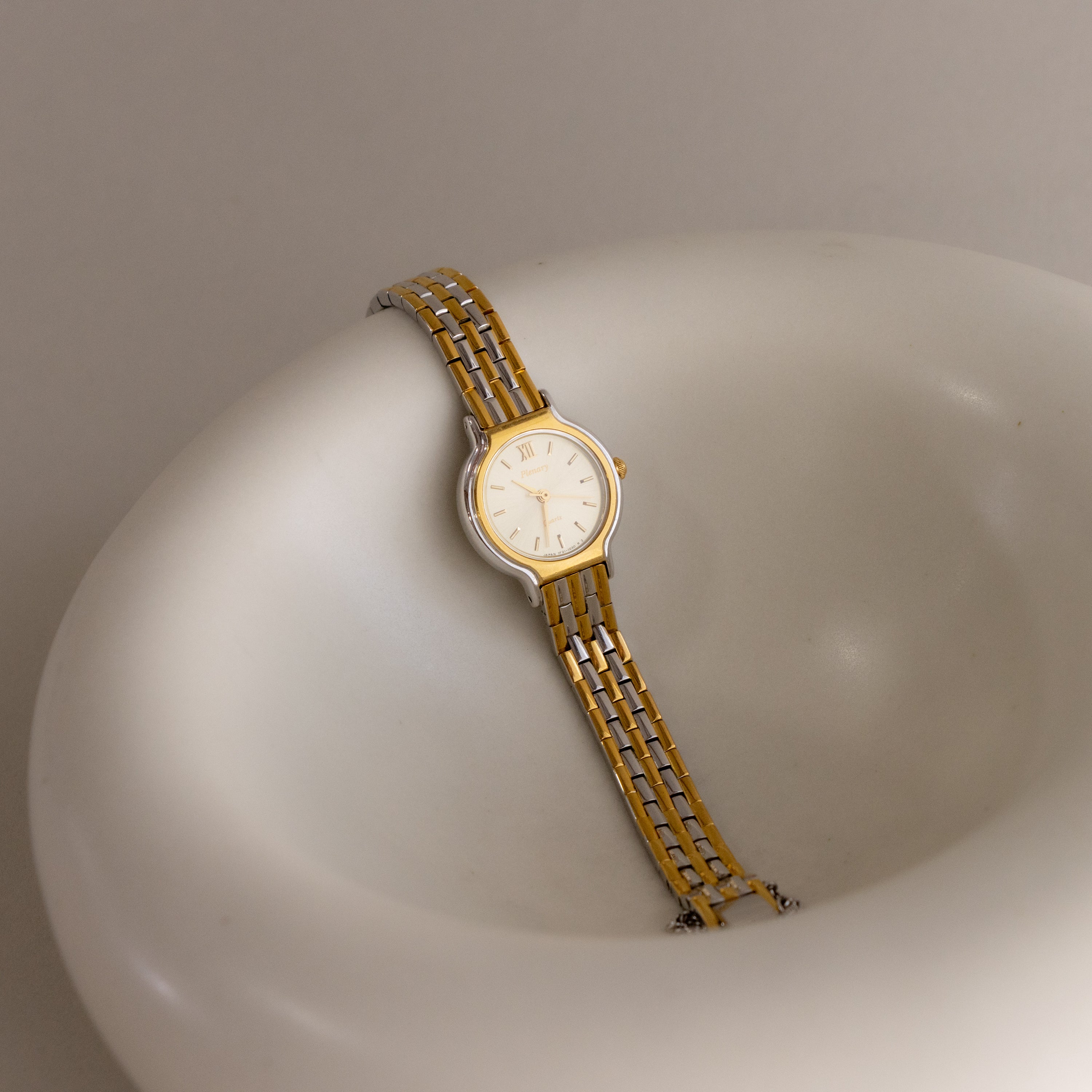Vintage Plenary Round Two Tone Watch - Image 2