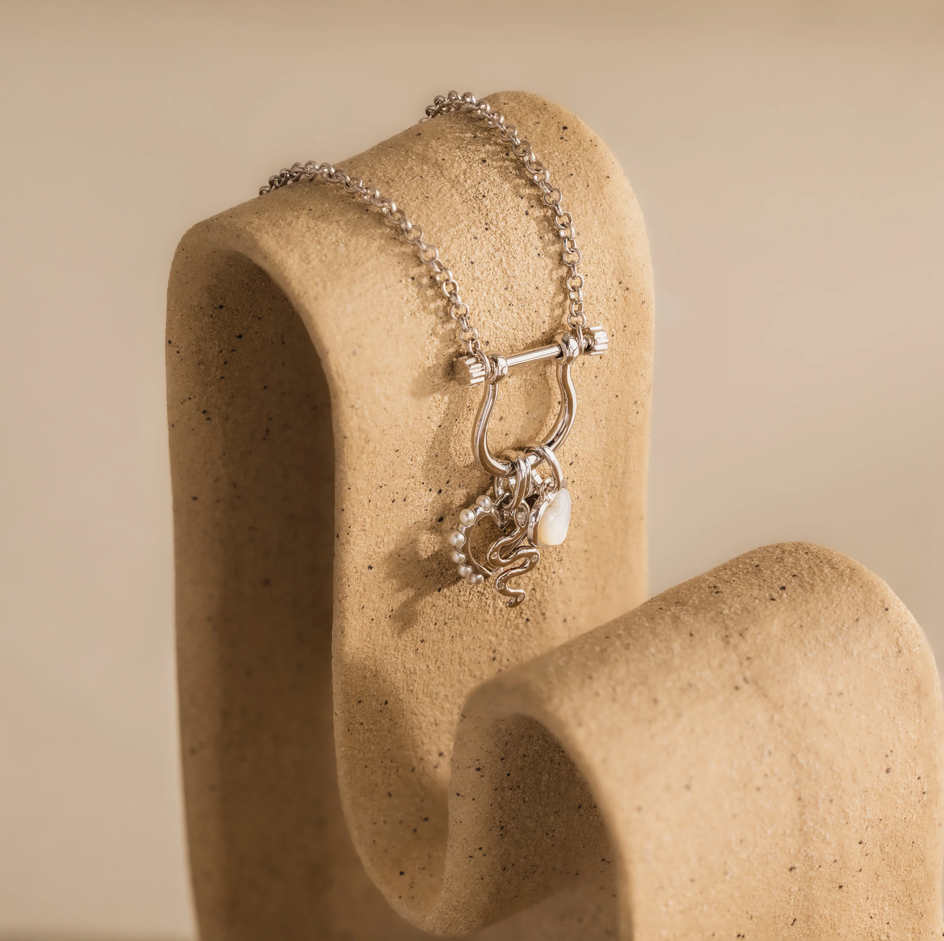 Viper Snake Charm in Silver - Image 5