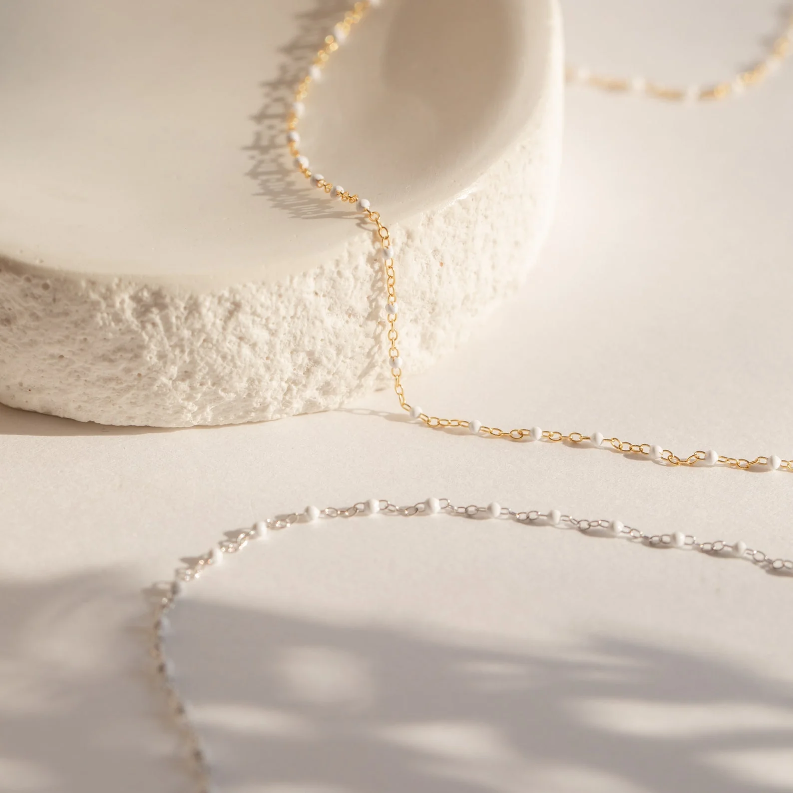White Station Necklace - Image 4
