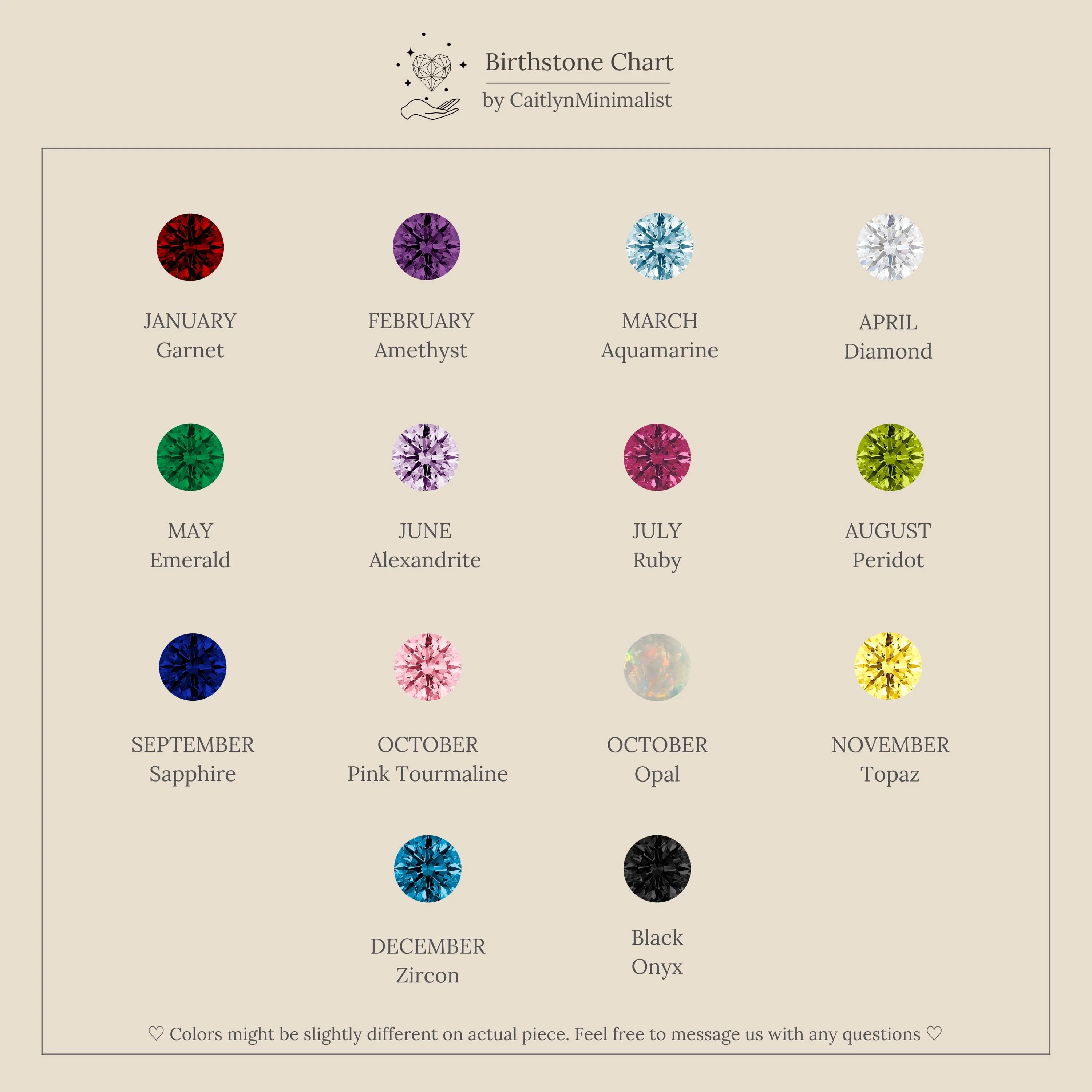 Woven Multiple Birthstone Ring - Image 6