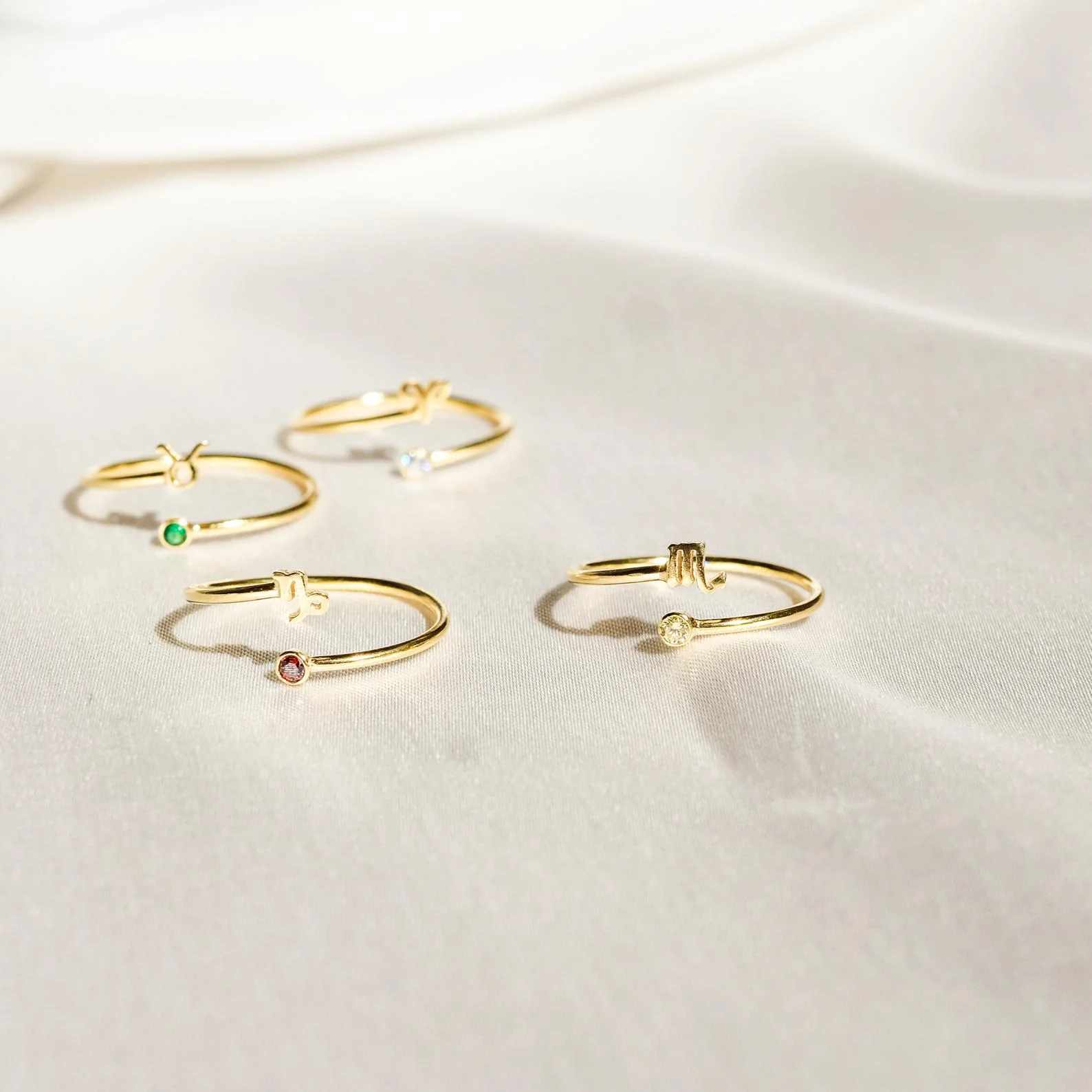 Zodiac Birthstone Ring - Image 4